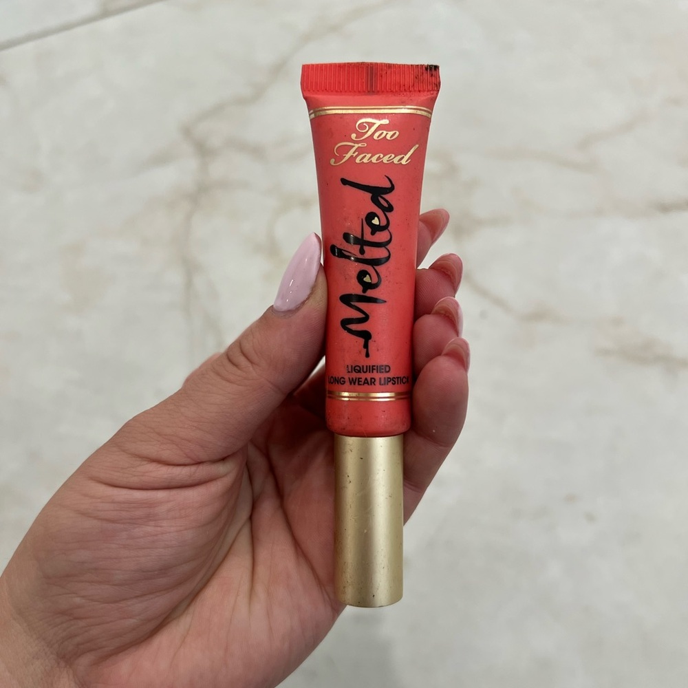 Too Faced Melted Liquified Long Wear Lipstick Melted Coral